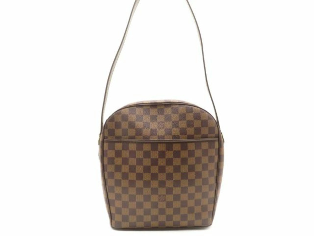 LOUIS VUITTON Ipanema Damier Bag Shoulder Canvas Brown
